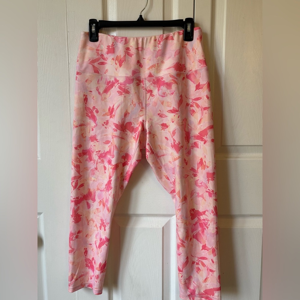 RBX Women's Pink Floral Leggings